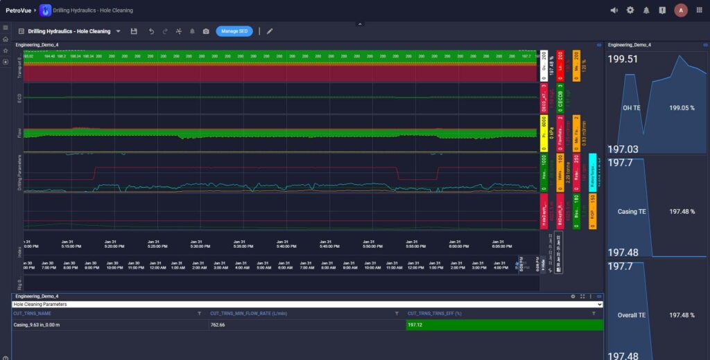 PetroVue - Drilling Hydraulics - Hole Cleaning